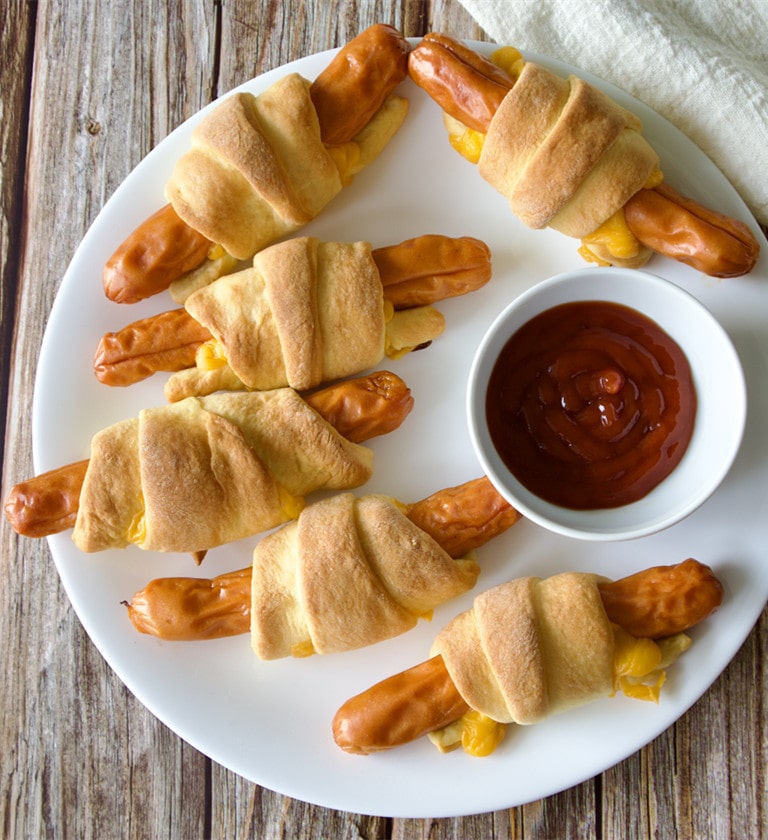 Crescent Roll Hot Dogs