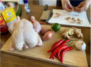 Ingredients for Malay Chicken Rice