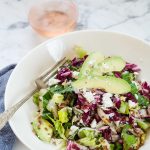 raddichio avocado salad