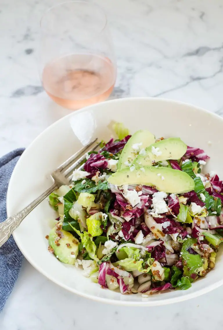 raddichio avocado salad