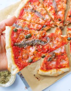 anchovy on pizza
