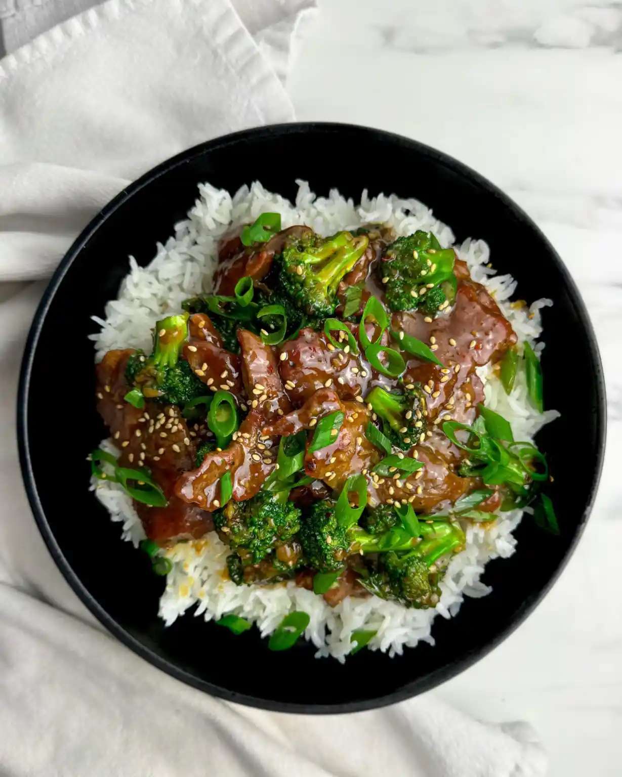 beef with garlic sauce