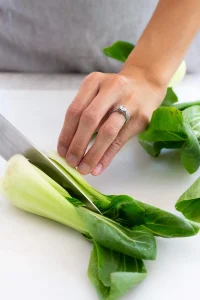how to cook celery bok choi spinach recipe