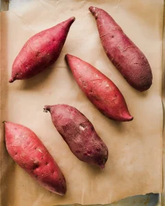 roasred murasaki sweet potatoes