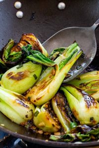 stir-fry celery bok choi spinach recipe