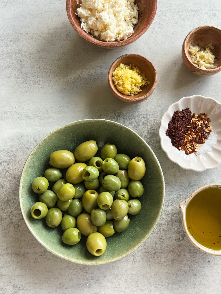 blue cheese stuffed olives