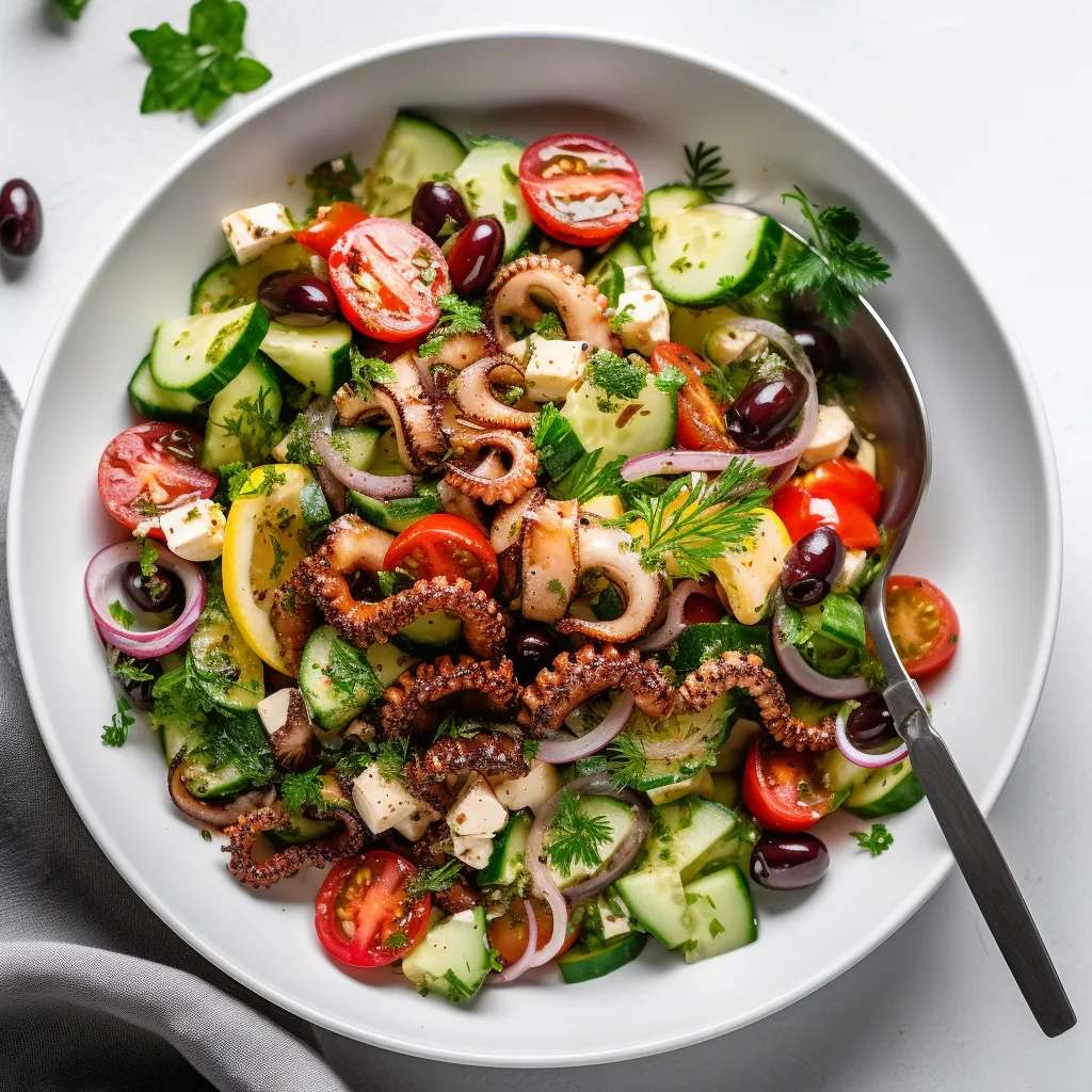 Fresh & Zesty Octopus Salad Recipe